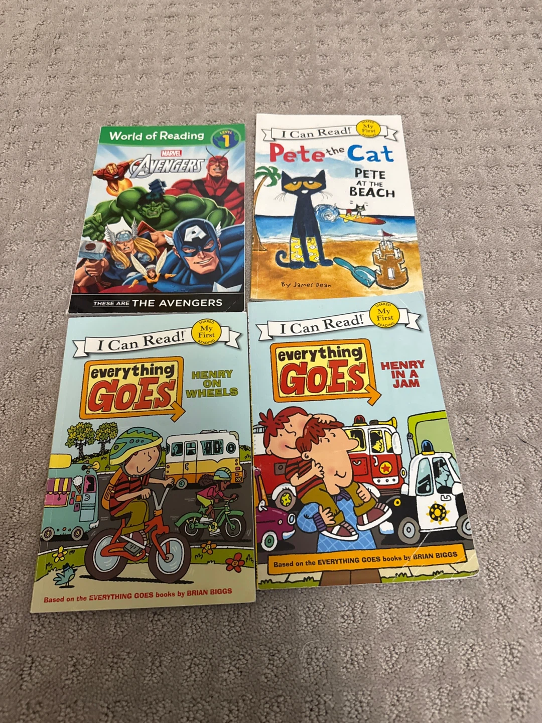 Set of 4 Children's Early Reader Books