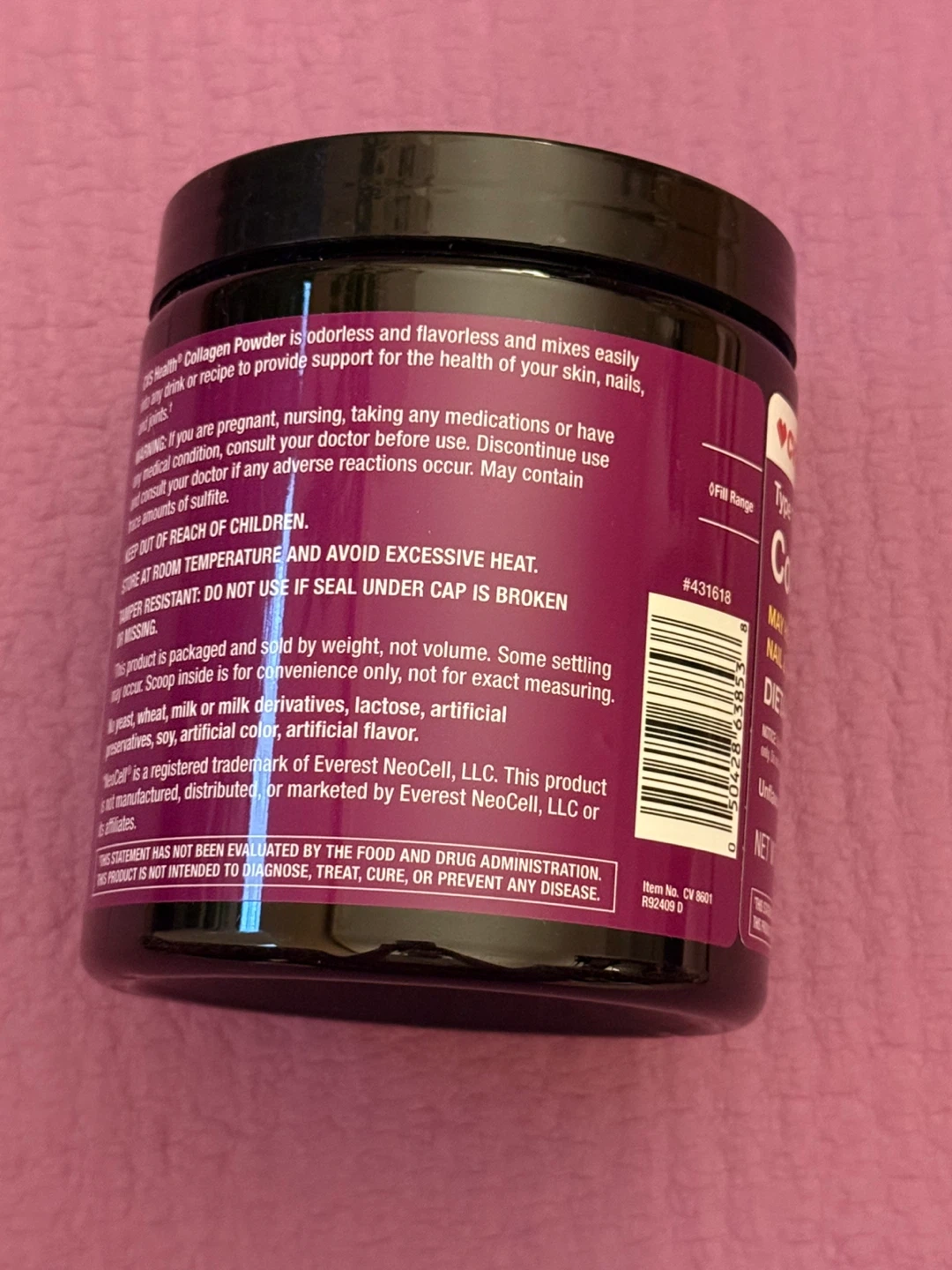 NEW✨🏈CVS Health Type 1 & 3 Collagen Powder, 7 oz - photo 2