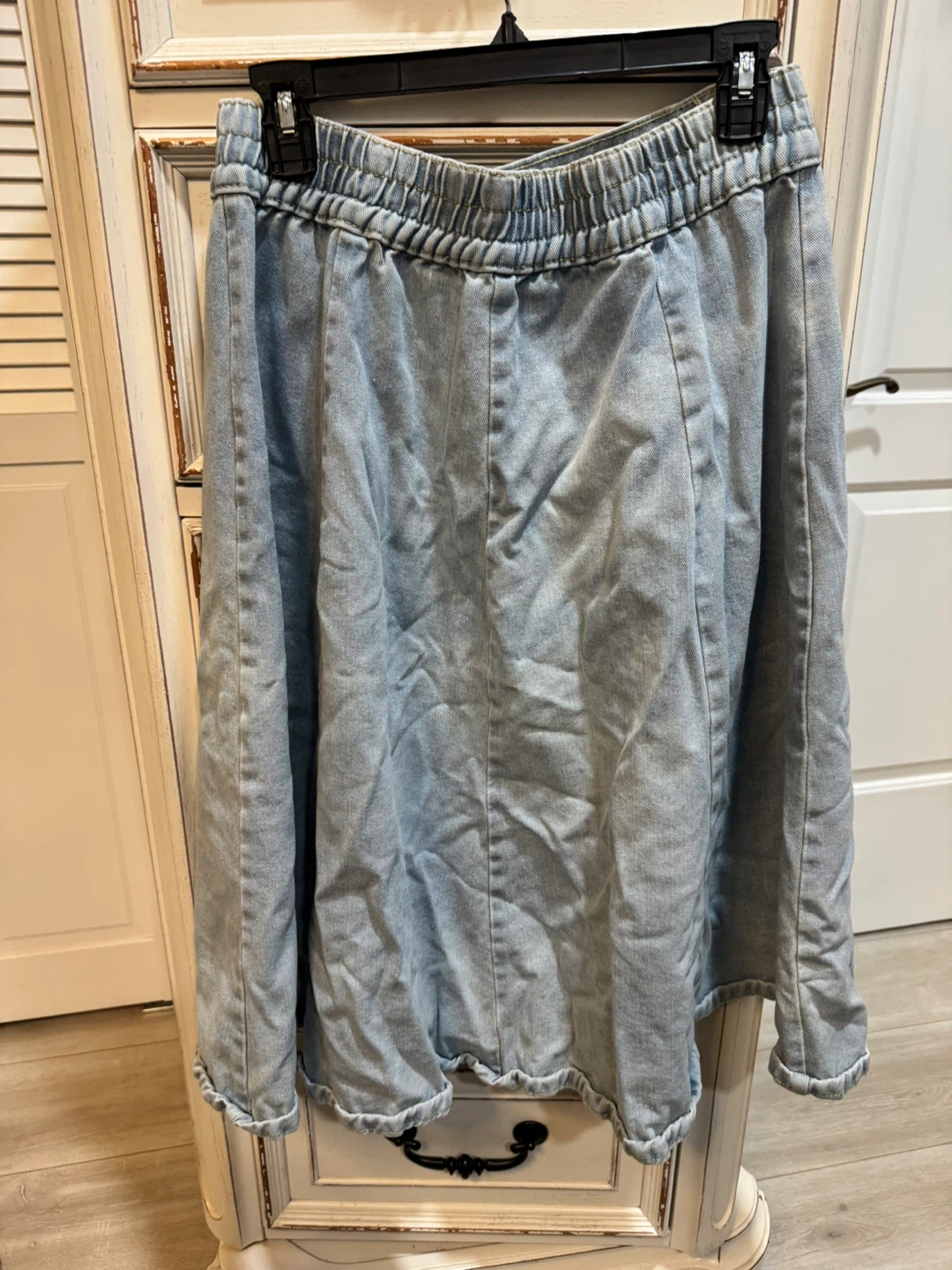Light wash denim midi skirt Size XL - photo 5