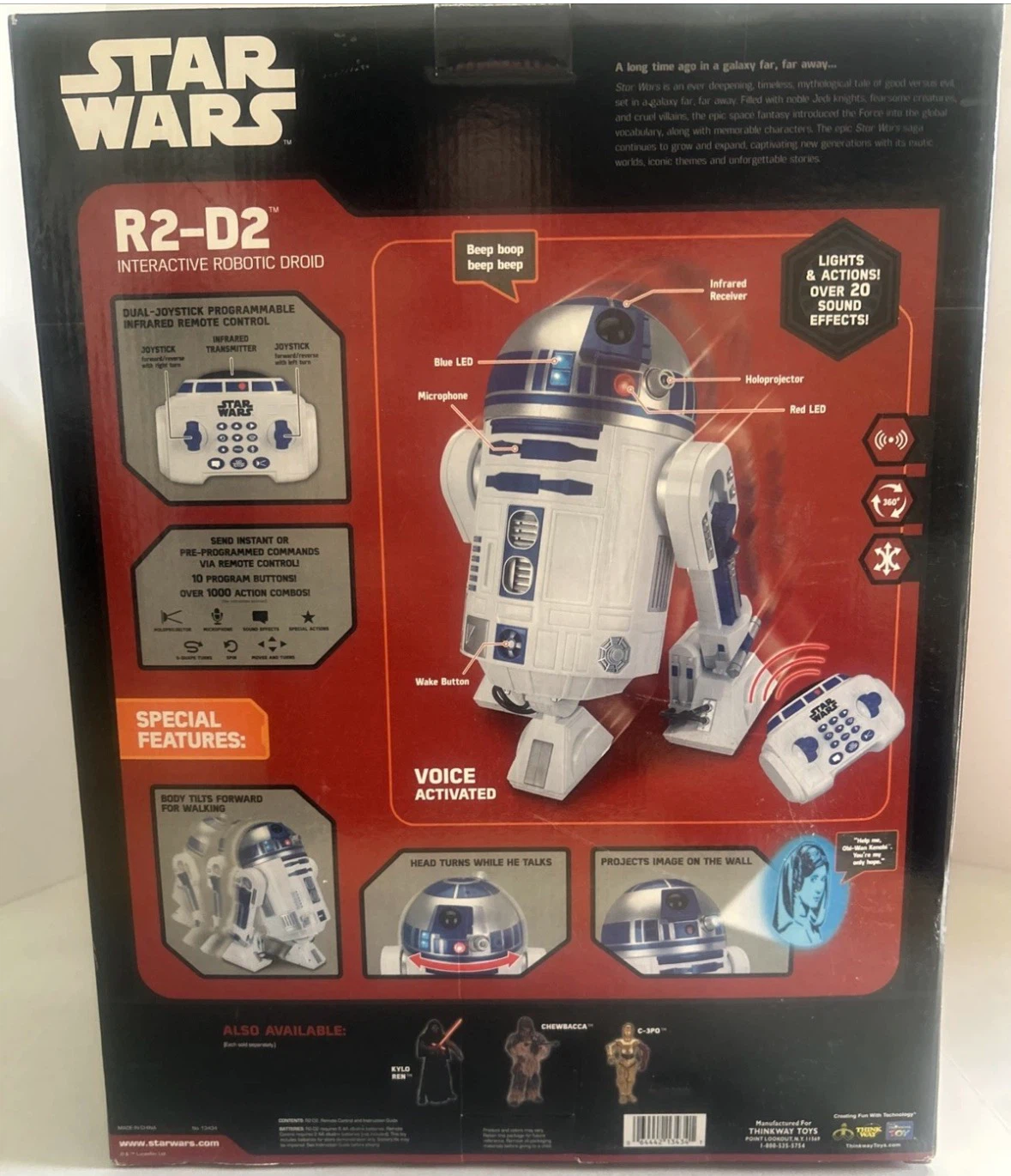 🏈 Star Wars R2-D2 Interactive Robotic Droid - photo 2