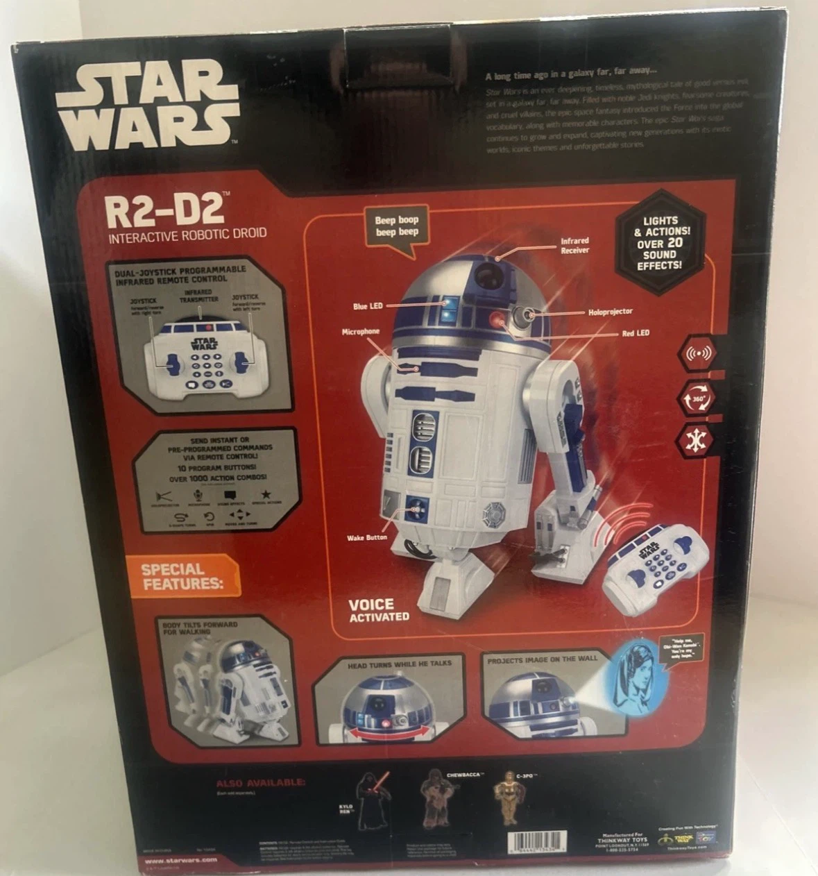 🏈 Star Wars R2-D2 Interactive Robotic Droid - photo 3