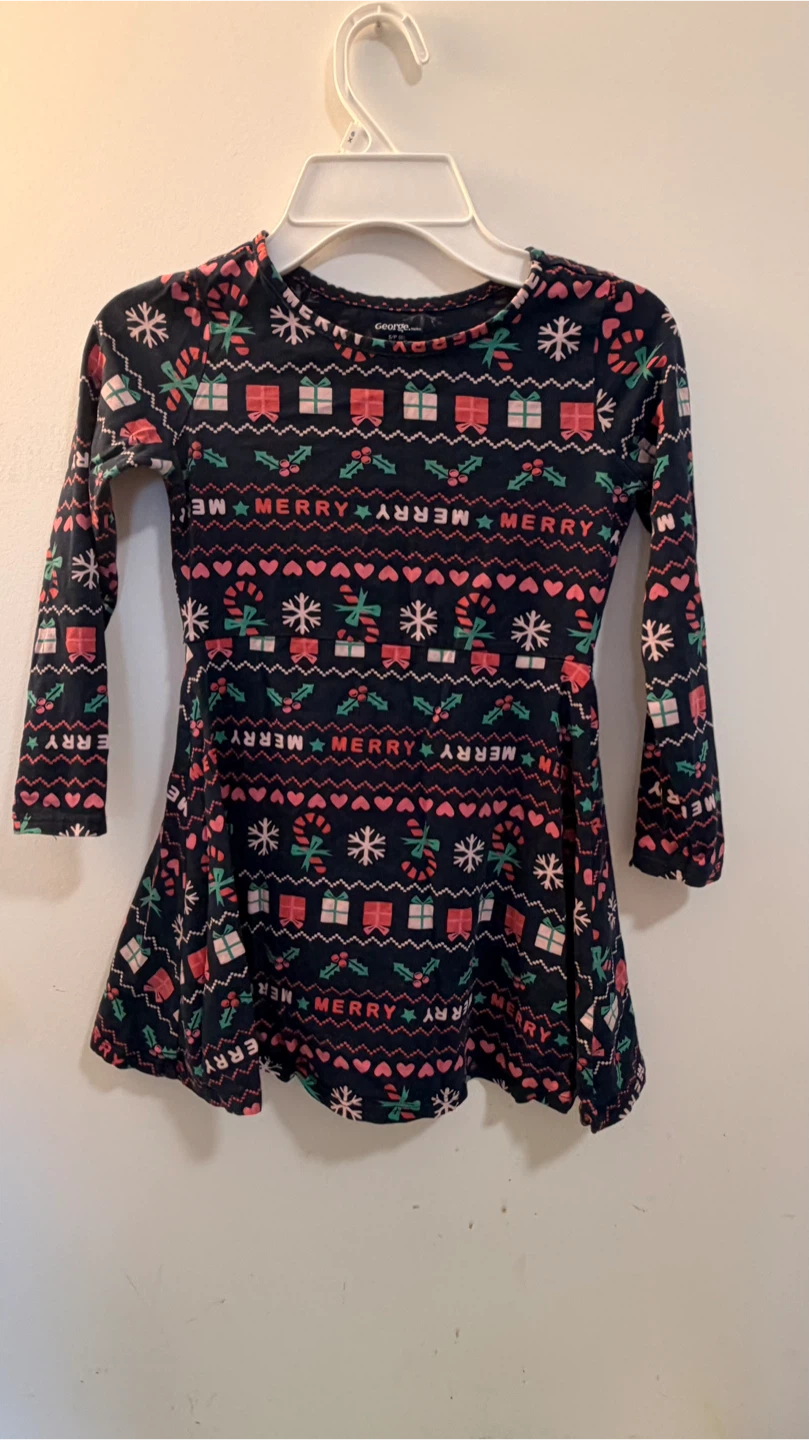 George Girls Christmas Dress