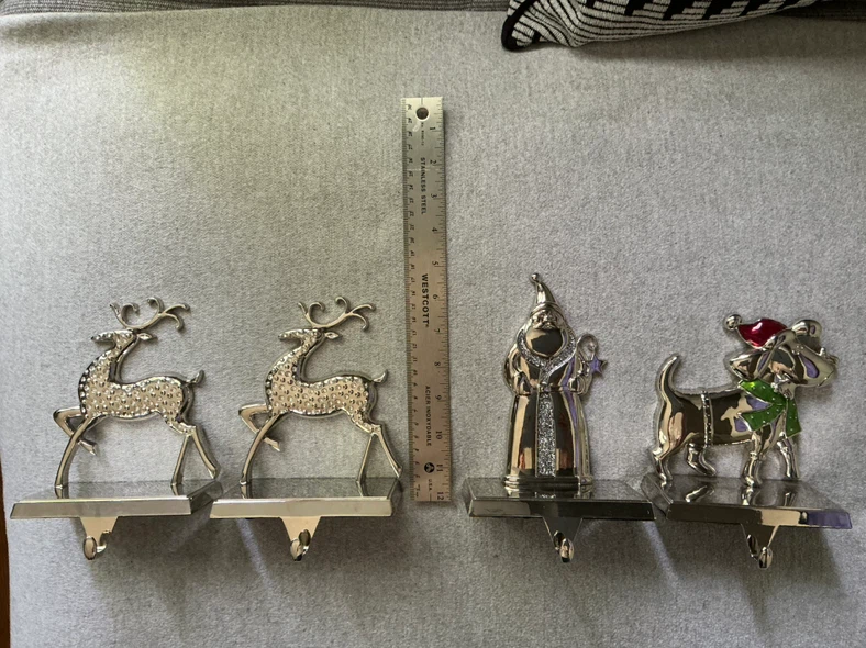 Set of 4 Christmas Stocking Holders