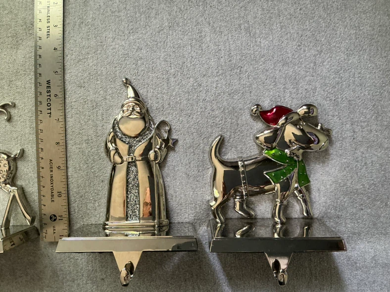 Set of 4 Christmas Stocking Holders - photo 3