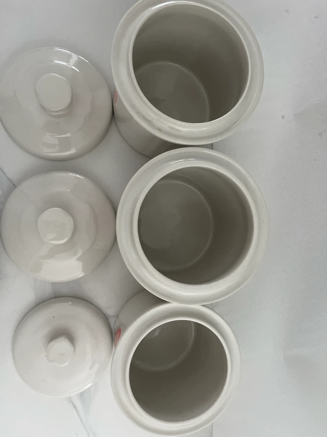 Set of 3 Ceramic Storage Jars 🏈 - photo 2