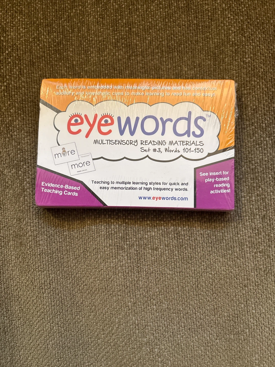 🏈Eyewords  Multisensory Reading Materials Set 3