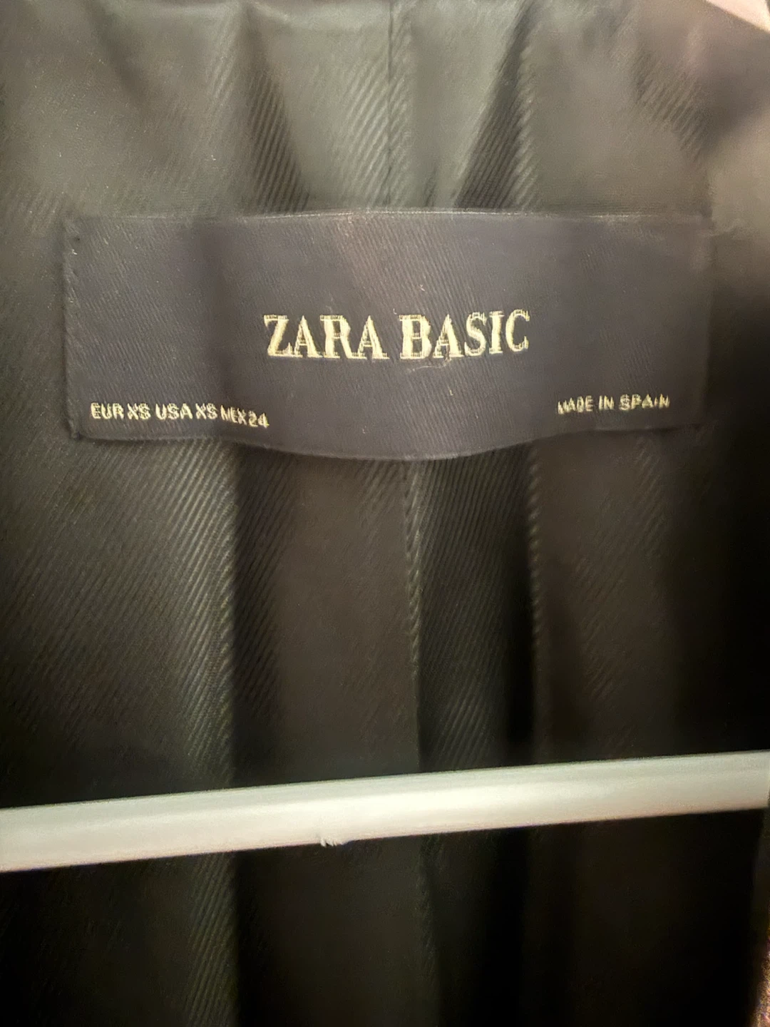 Zara Basic Black Tuxedo Blazer - photo 2