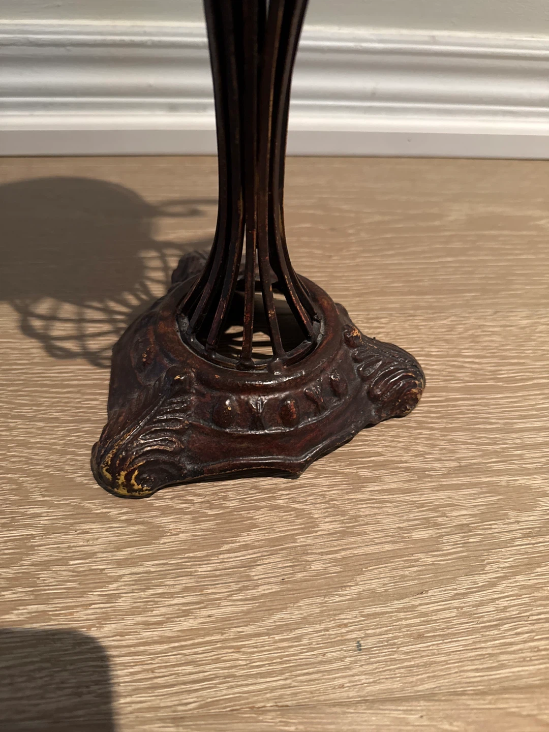 Vintage Style Metal Pedestal Candle Holder - photo 2