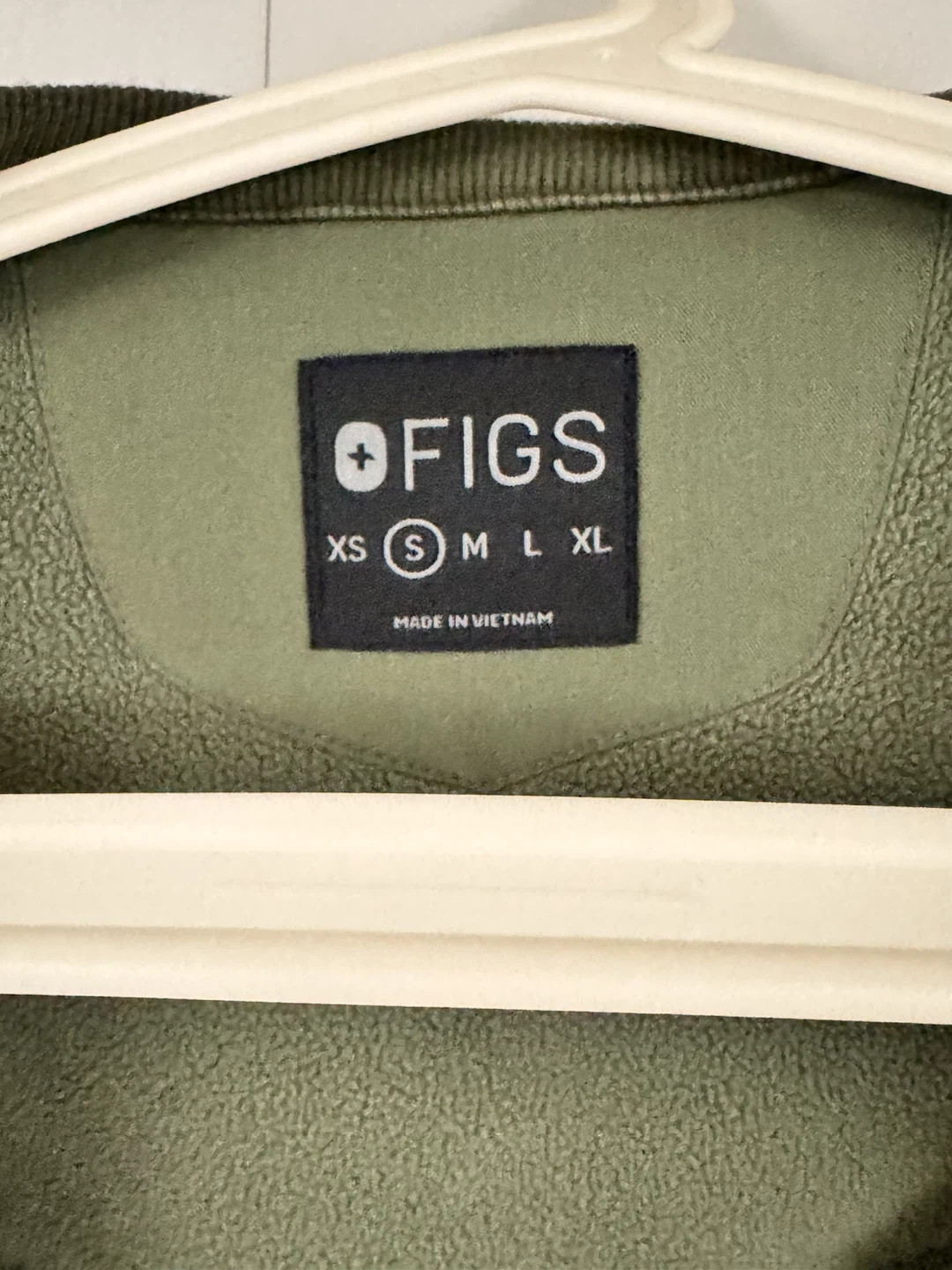 FIGS Moss Green On Shift Fleece Jacket Mens [SMALL] - photo 3
