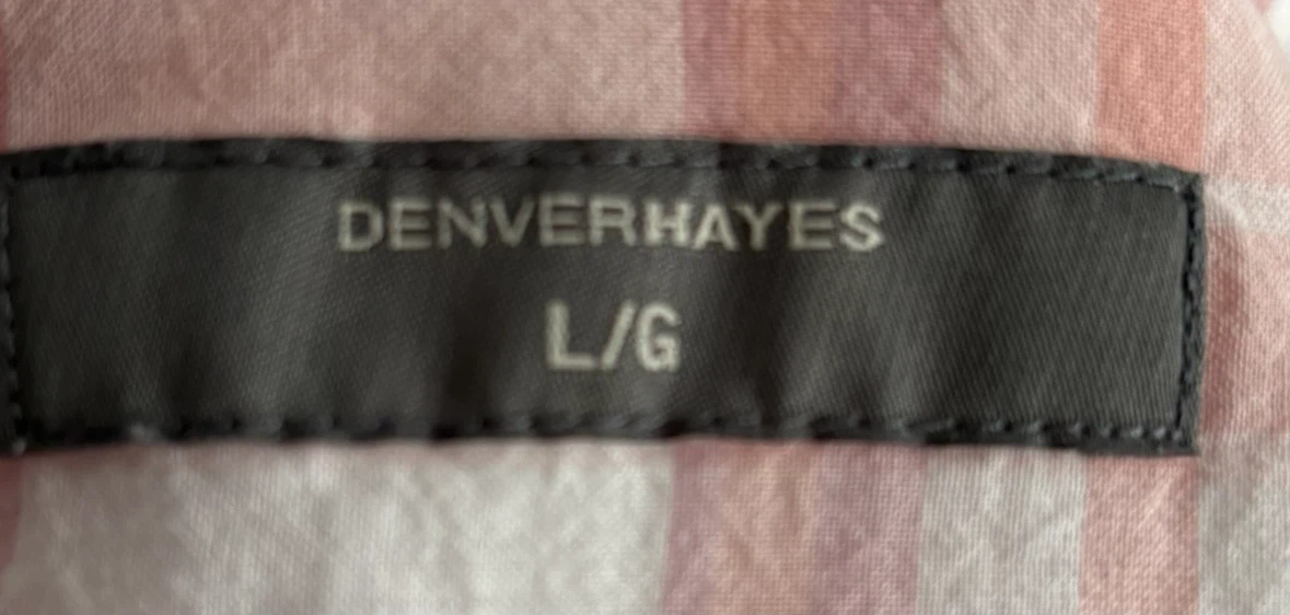 🏈Denver Hayes Pink Plaid Button-Down Shirt - photo 2