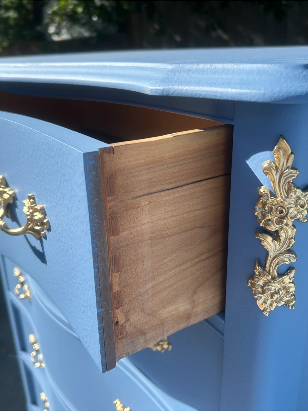 Periwinkle Blue French Provincial Dresser Set - photo 3