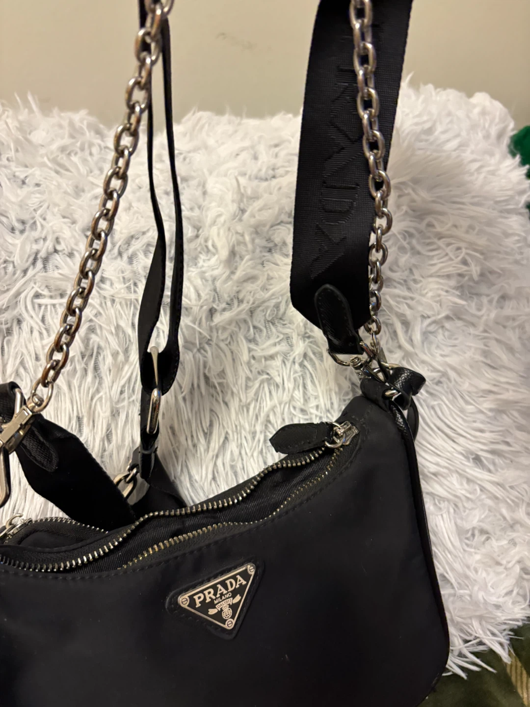 Prada Re-Edition 2005 Nylon Shoulder Bag - photo 2