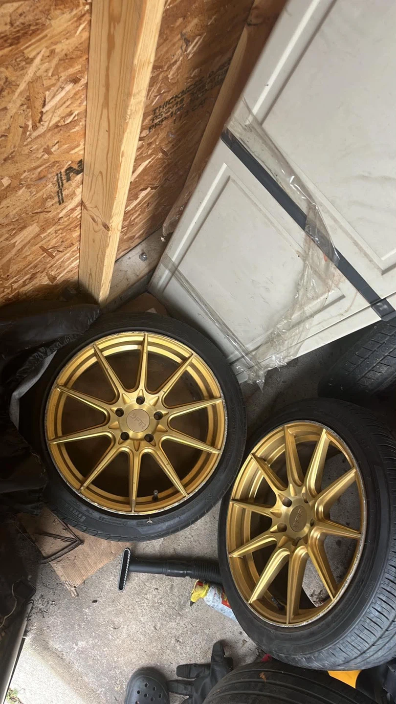 F1r Gold Wheels with Tires 225/45 R18 all 4 rims - photo 2