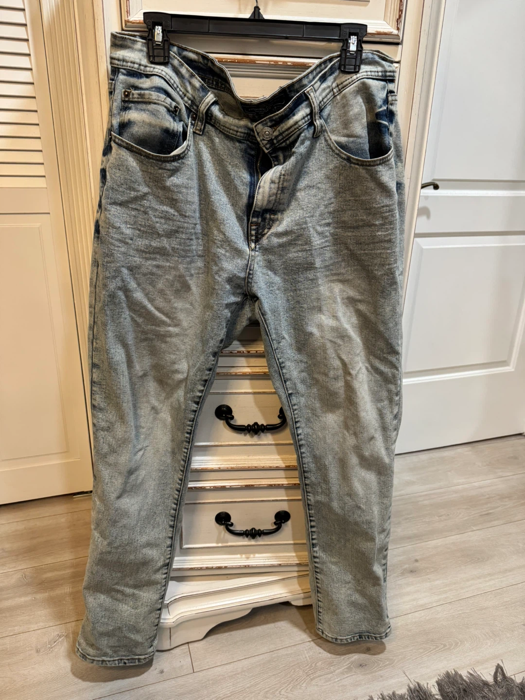 Nickel & Iron Men Light Wash Denim Jeans
