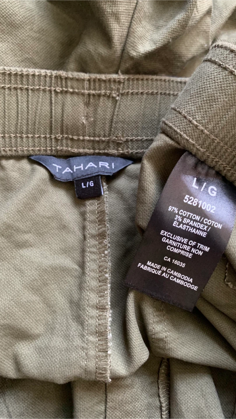 Brand New Tahari Olive Green Shorts - Ladies Large 🏈 - photo 3