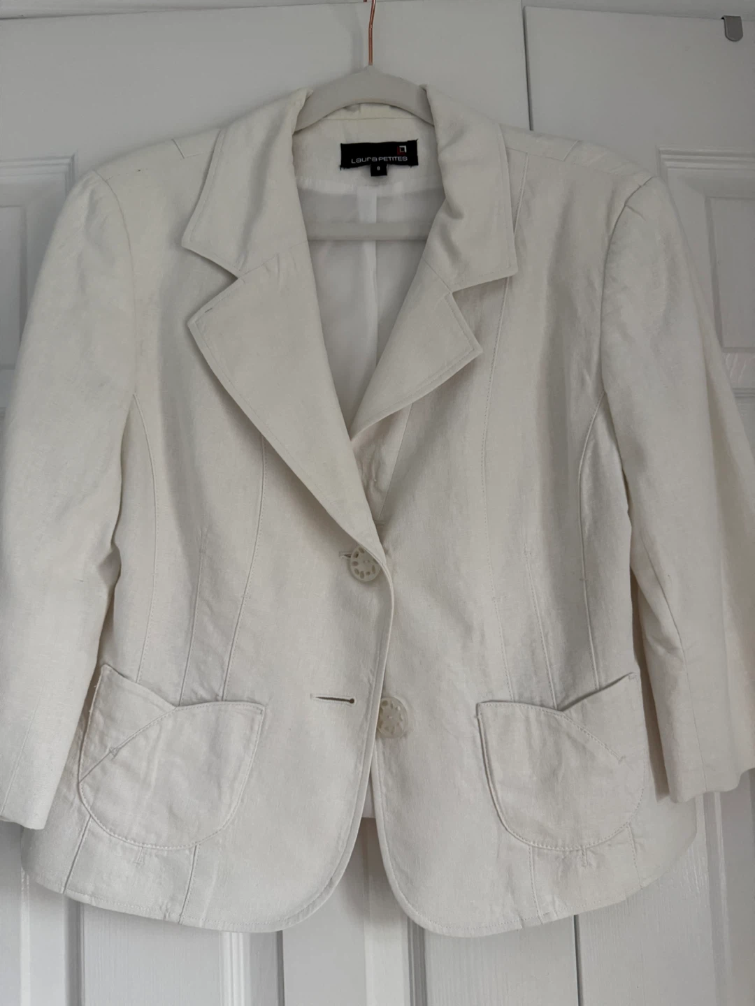 Laura Petites White Blazer