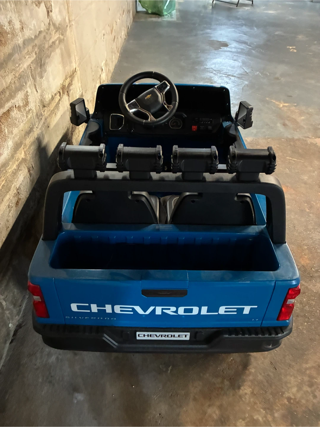 Blue Chevrolet Silverado High Country Ride-On Truck - photo 2