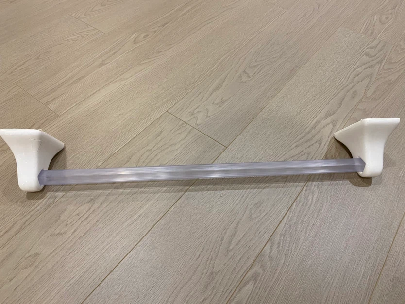 White Ceramic Towel Bars (Set of 2) - photo 4