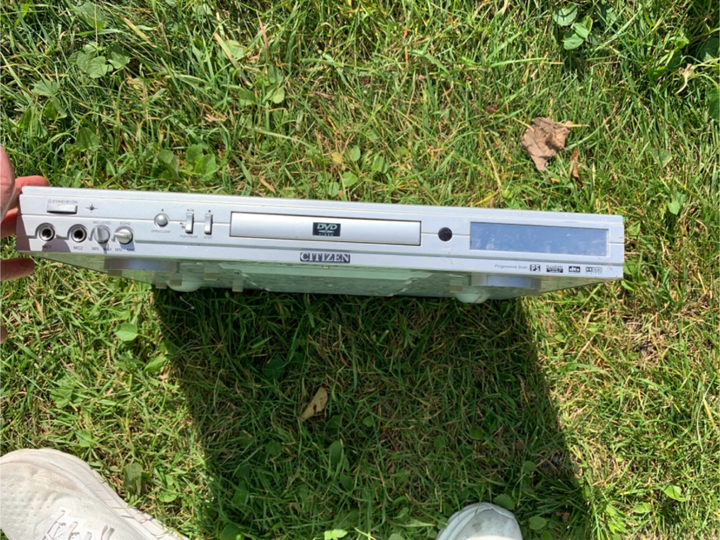FREE: DVD Player. Needs a cord.