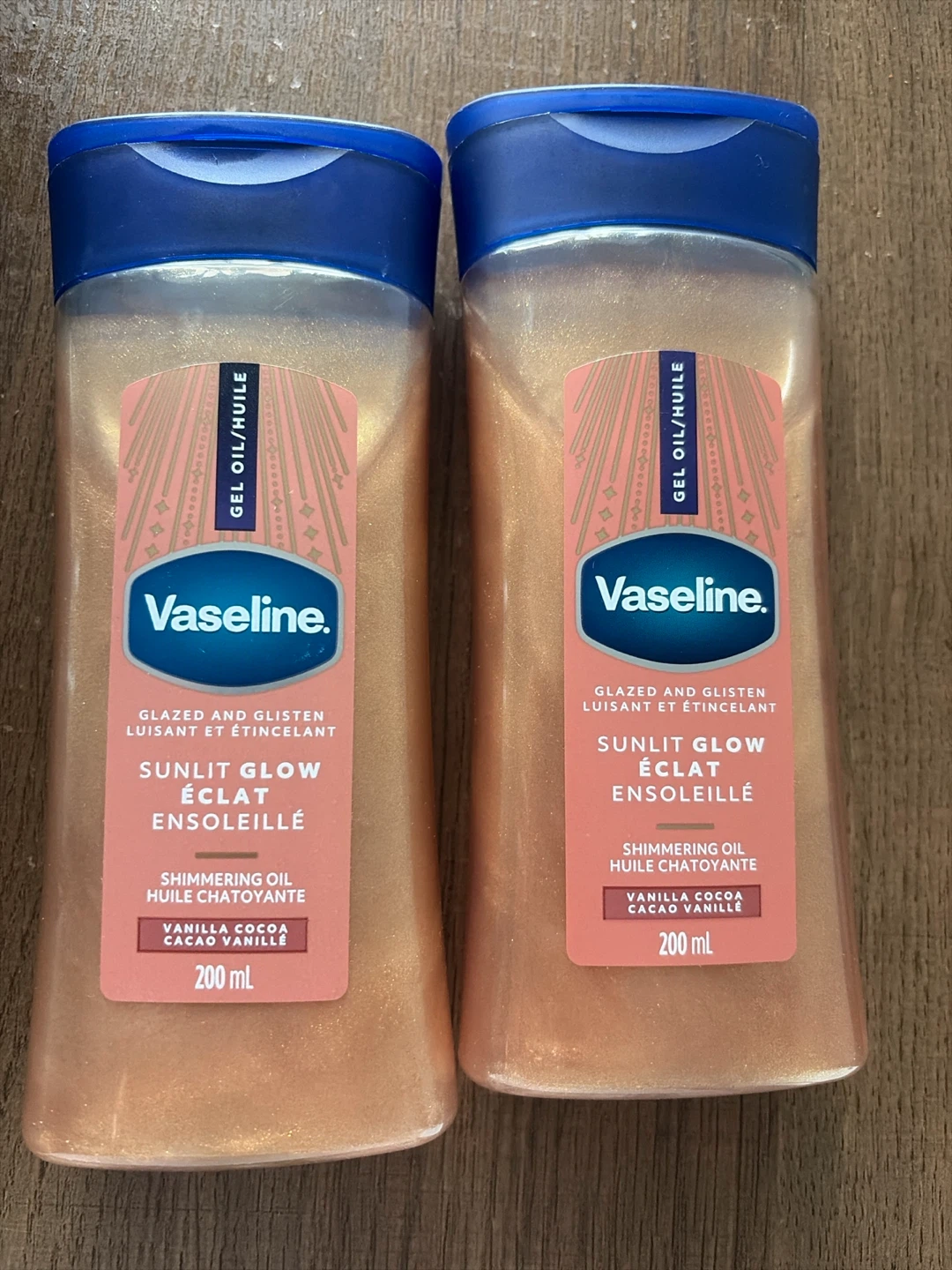 2 Vaseline Sunlit Glow Shimmering Oils - photo 2