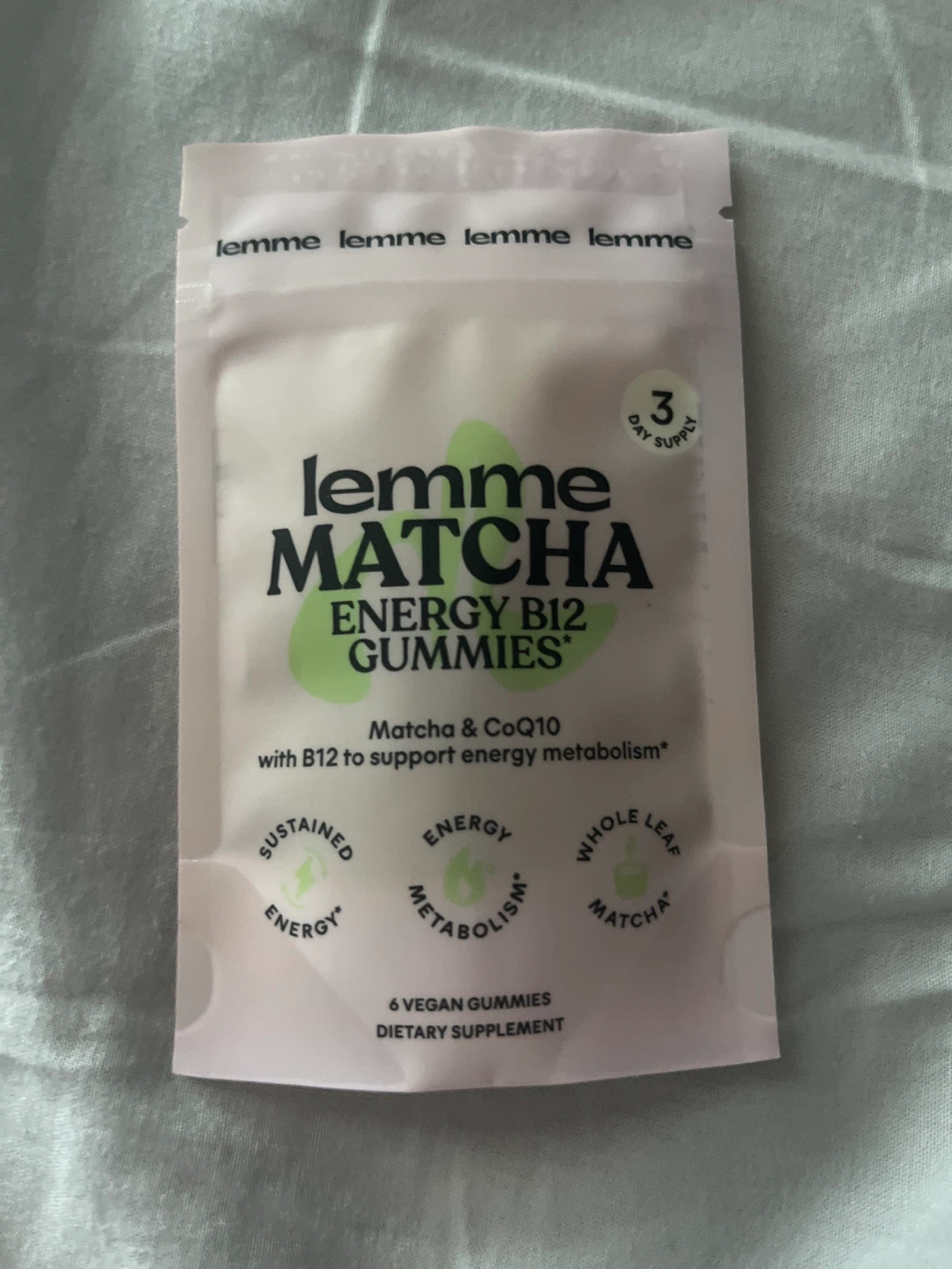 🏈Lemme Matcha Energy B12 Gummies 3-Day Supply