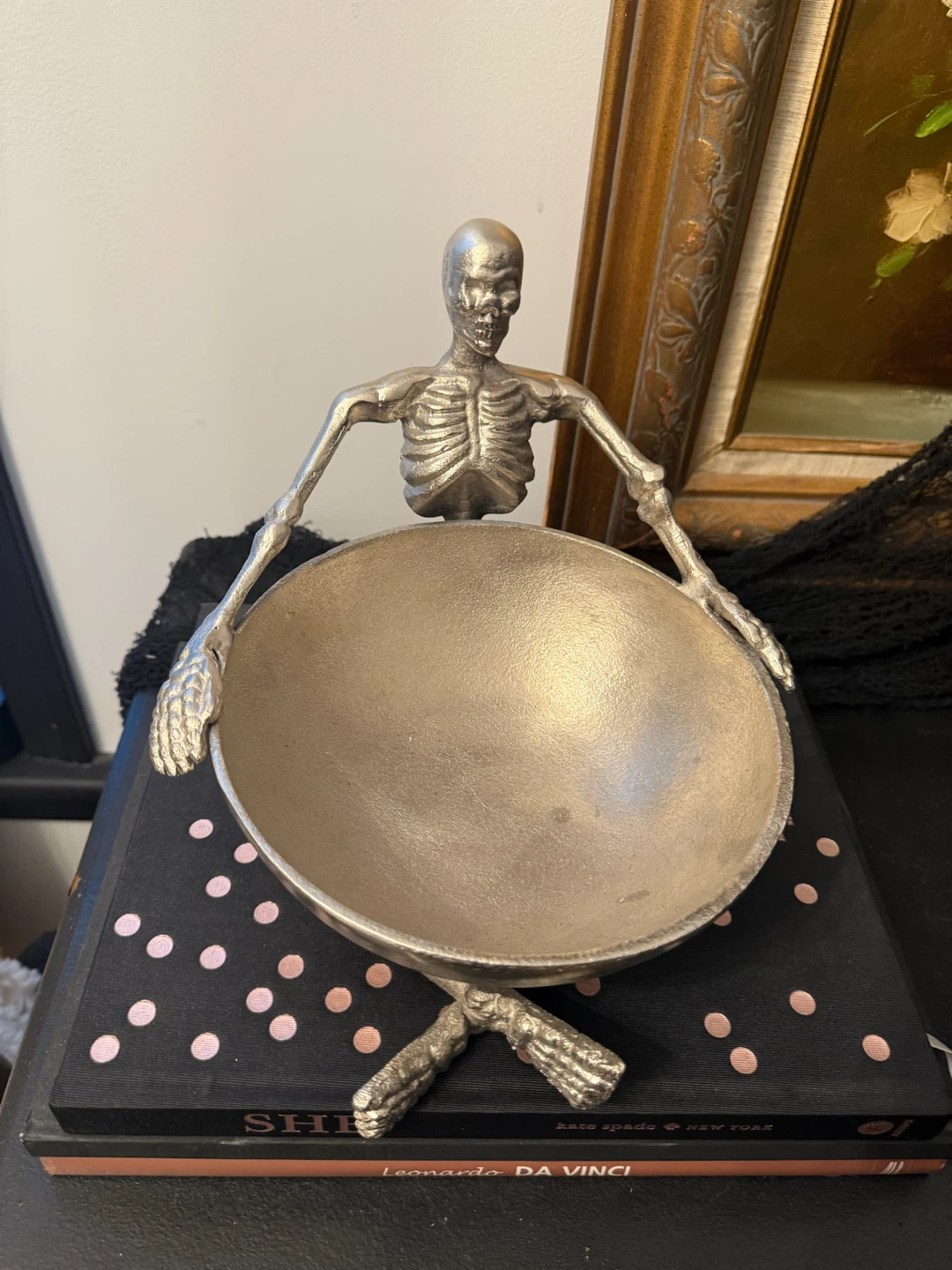 SKELETON CANDY DISH