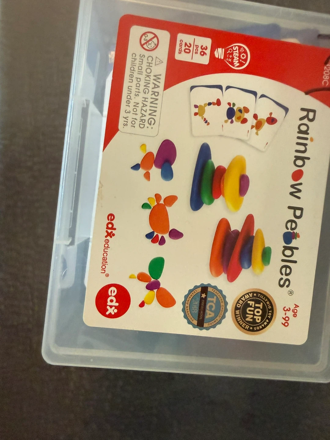 edx Education Rainbow Pebbles Set 🏈