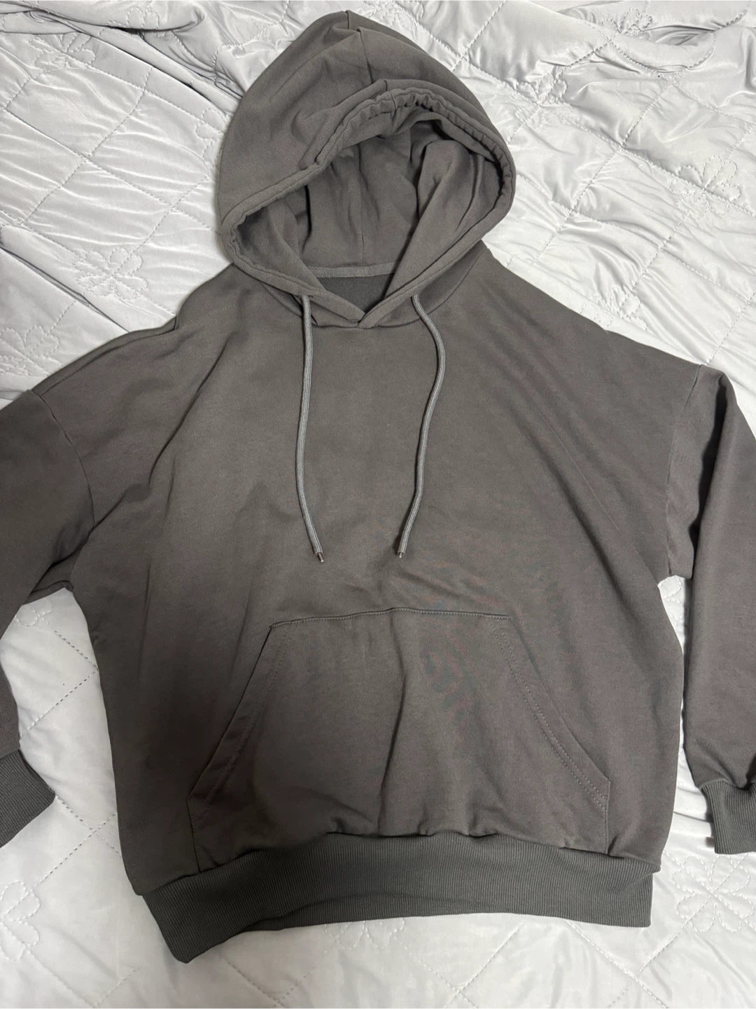 Dark Grey Pullover Hoodie