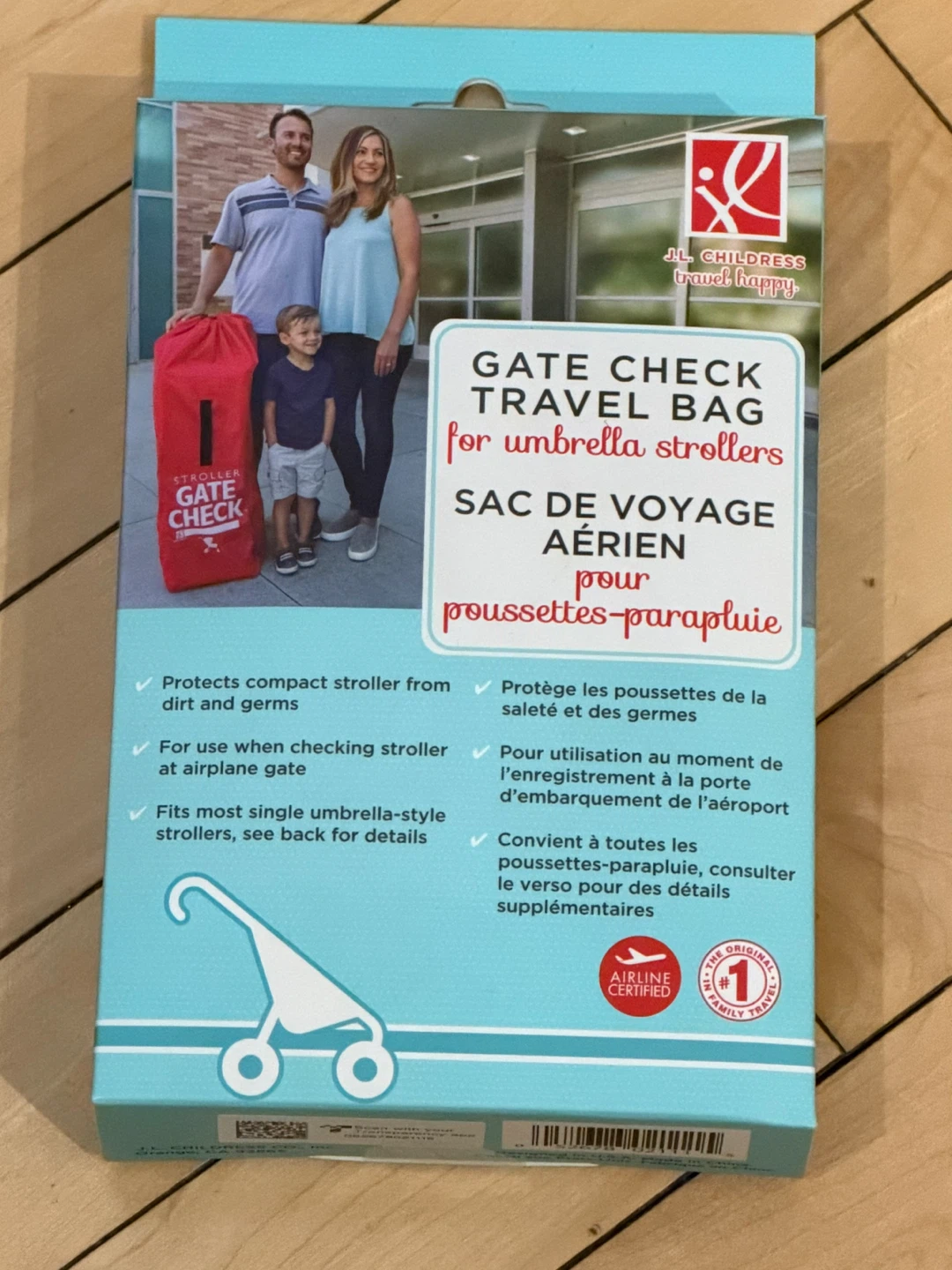 J.L. Childress Gate Check Travel Bag for Umbrella Strollers 🏈