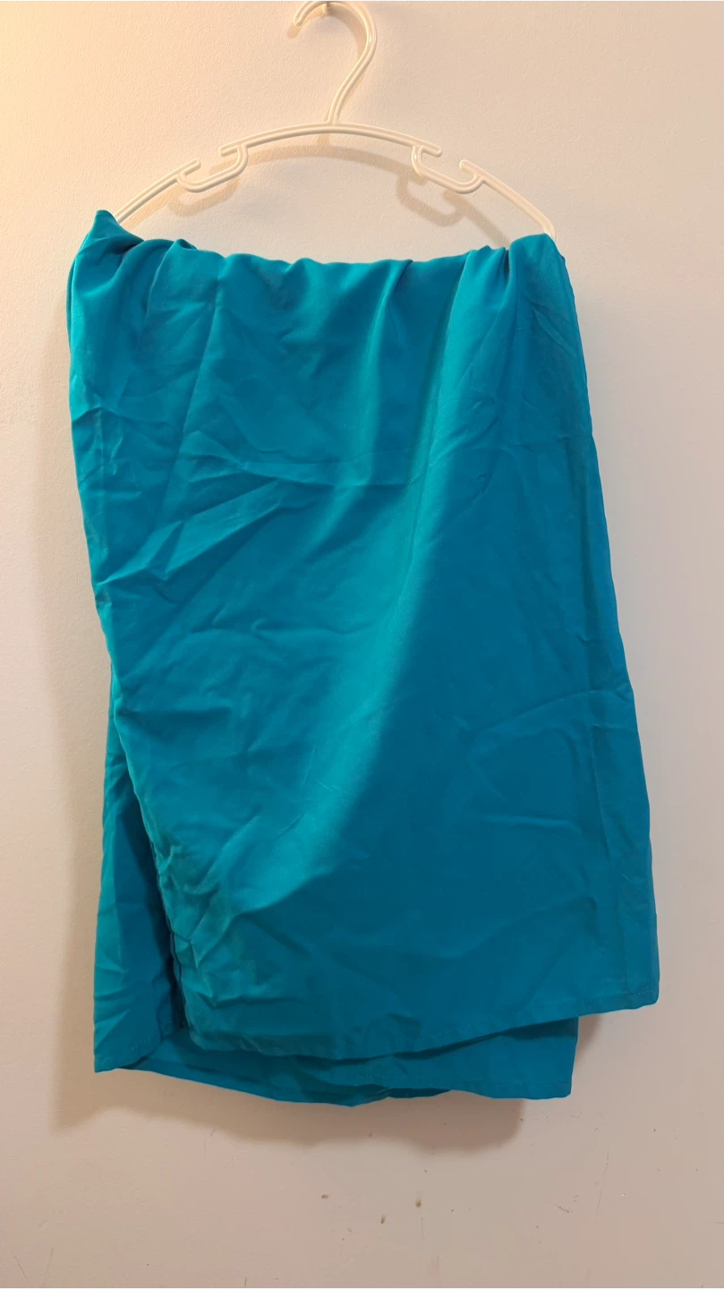 Libas navy blue kurta with teal skirt - photo 2