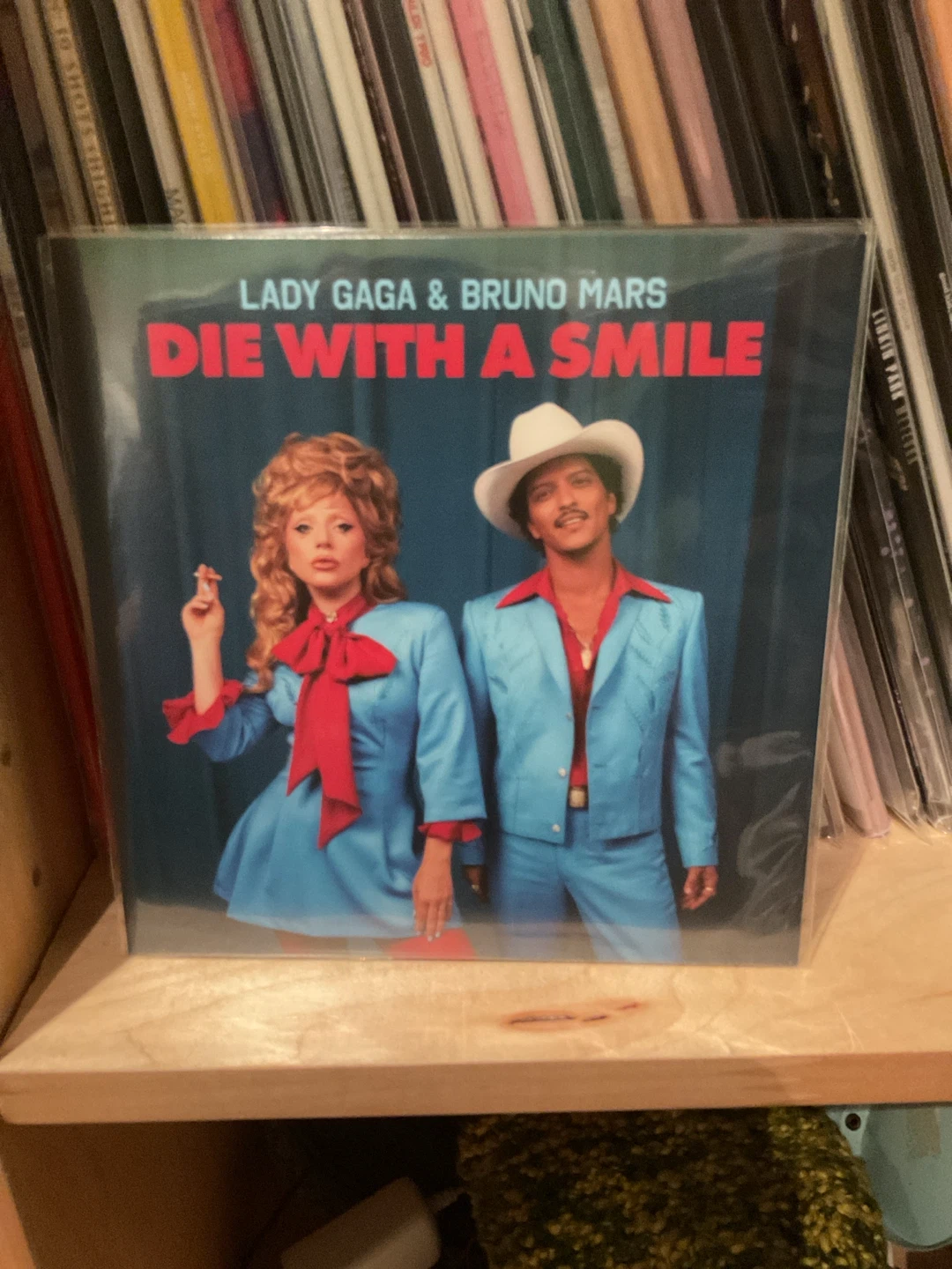 🏈 Lady Gaga & Bruno Mars - Die With A Smile 7 inch Vinyl