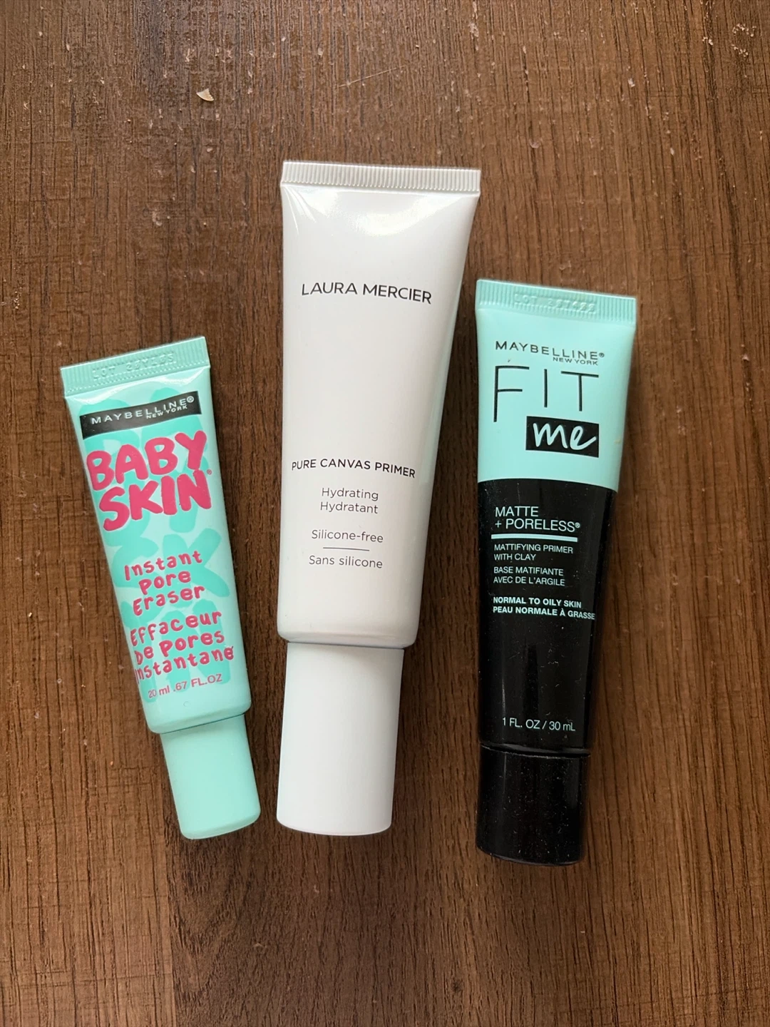 3 Primers: Laura Mercier & Maybelline