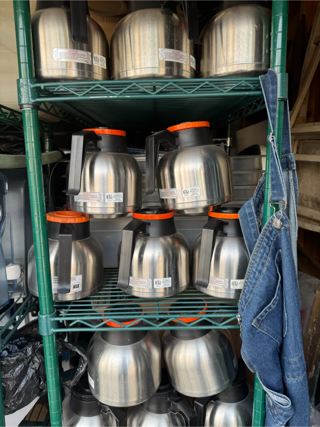 🏈 Stainless Steel Thermal Coffee Carafes