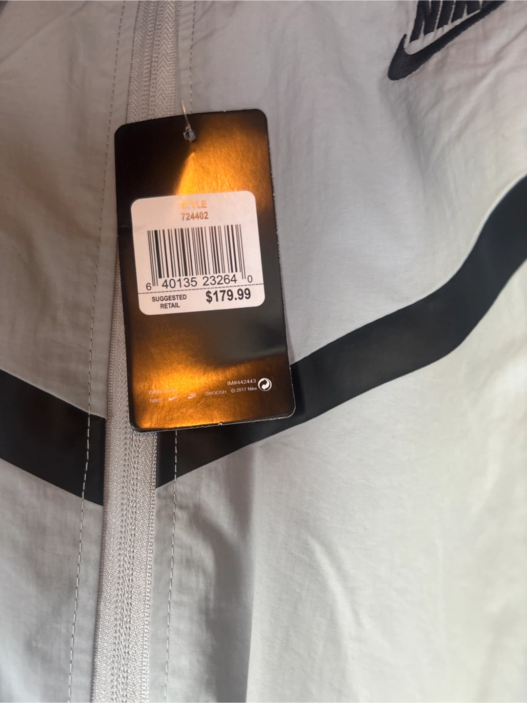 Grey/Black Nike Tech Fleece Windrunner Set - photo 2