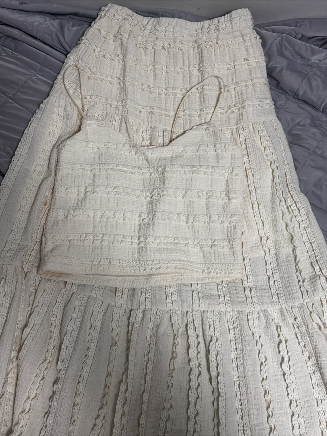 Cream Two-Piece Matching Set