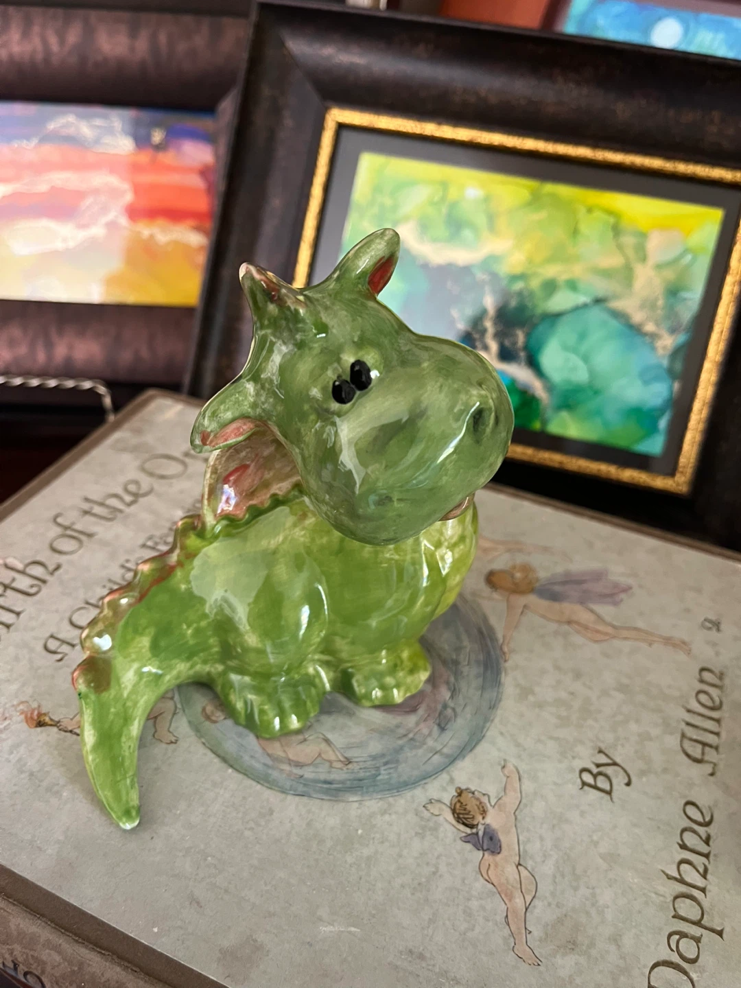 Ceramic Dragon Figurine