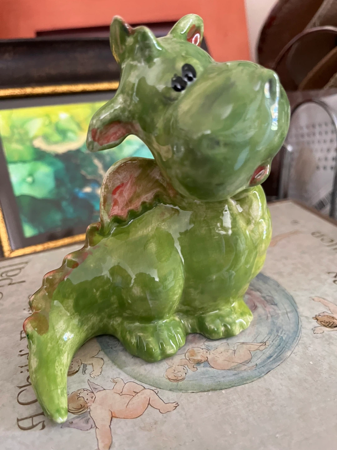 Ceramic Dragon Figurine - photo 2