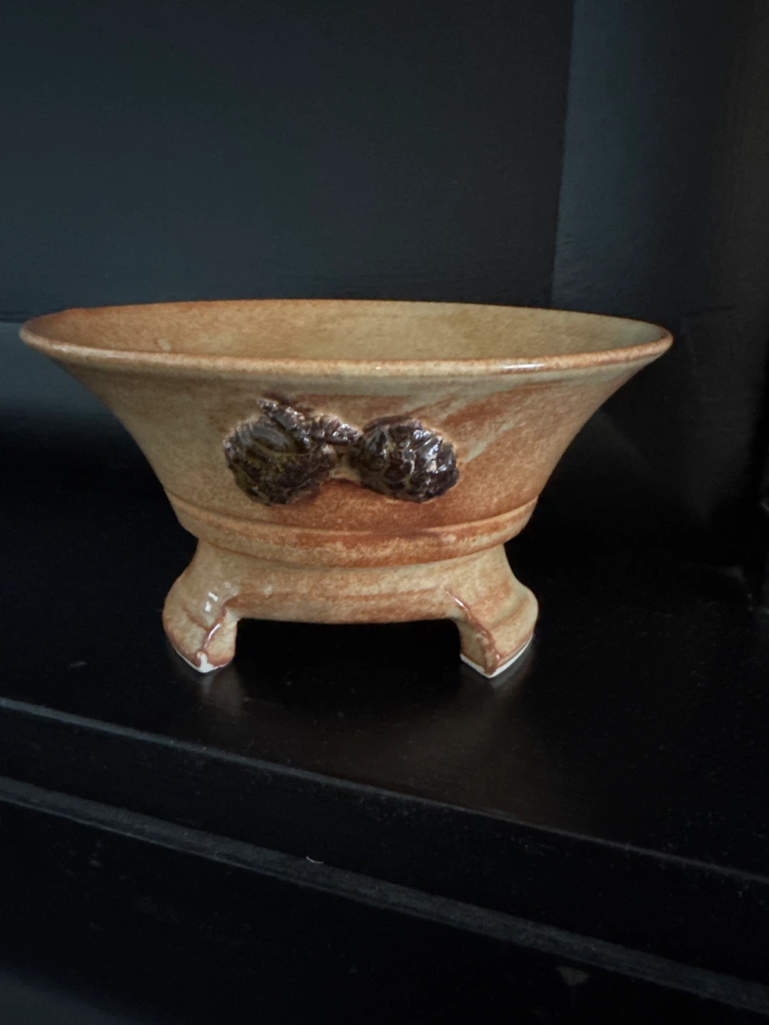 Handcrafted Ceramic Pedestal Bowl