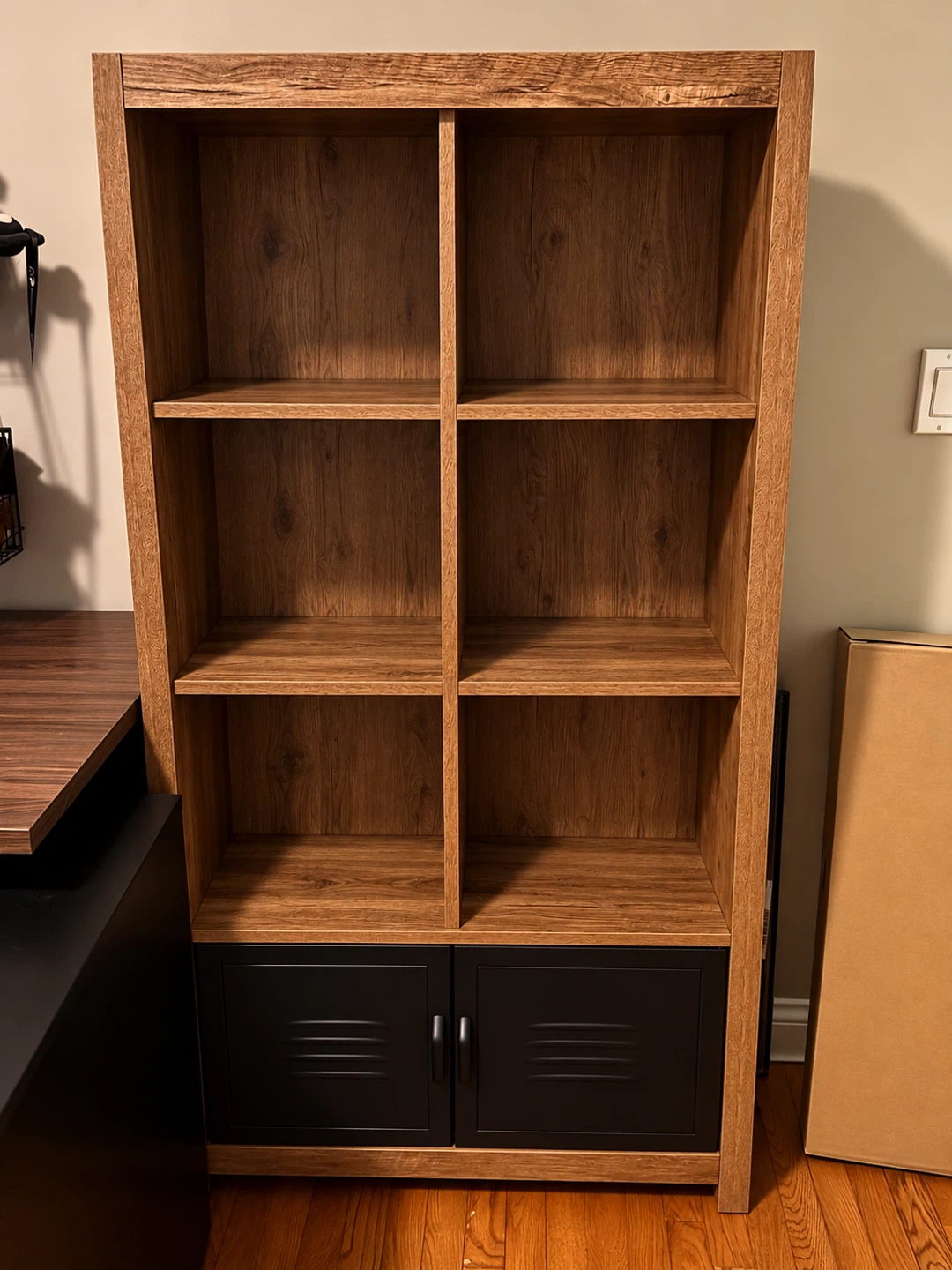 Industrial Desk and Matching Bookshelf Set - photo 3
