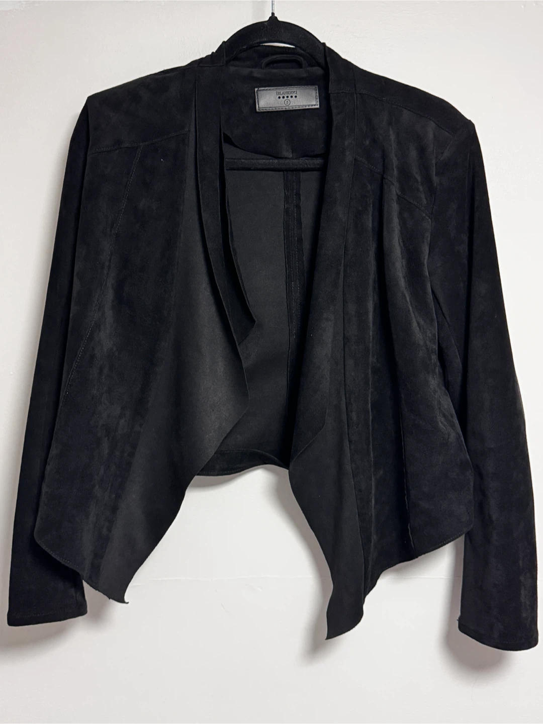 Blank NYC Suede Drape Jacket