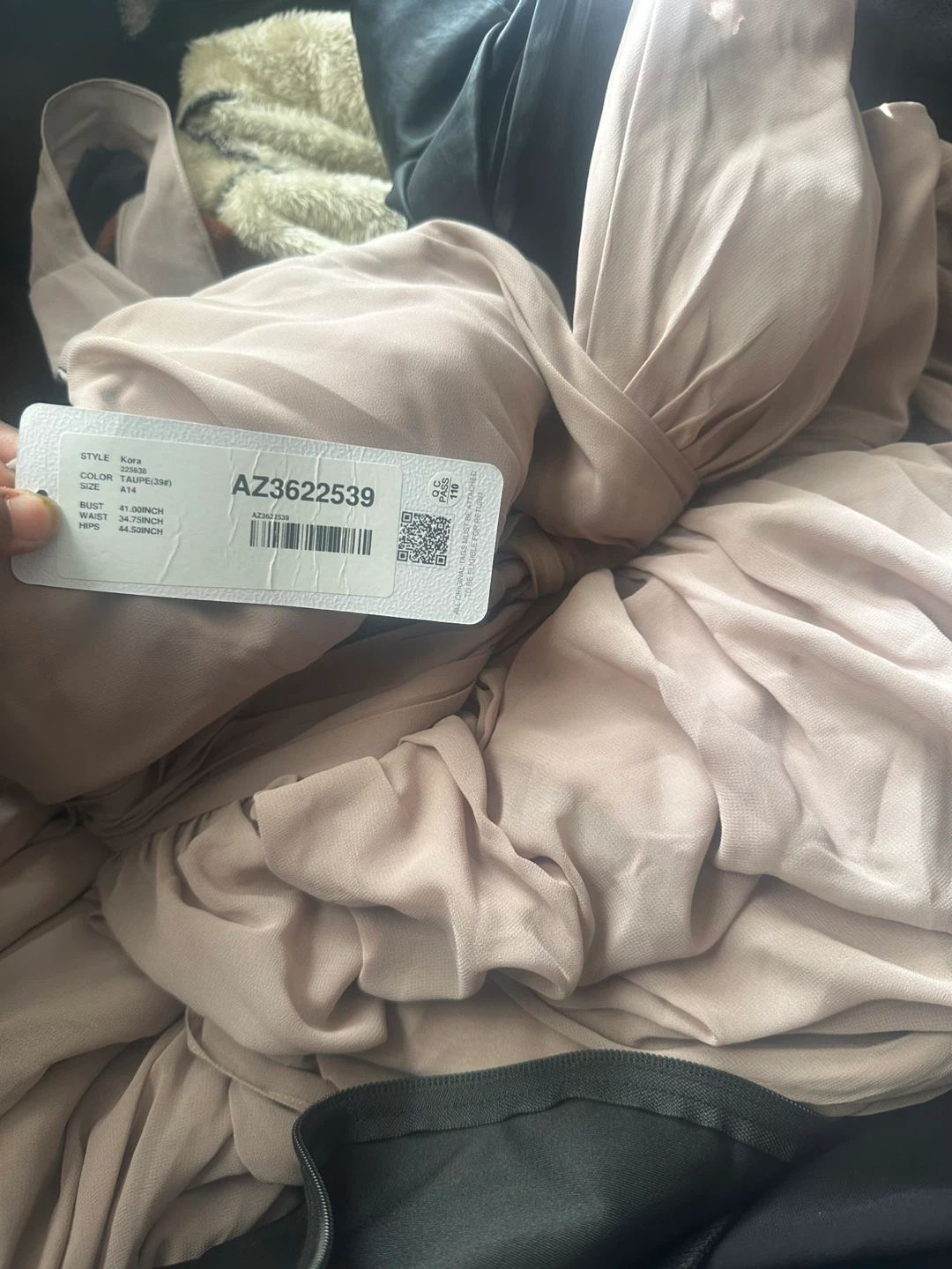 Kora Taupe Bridesmaid Dress Size A14