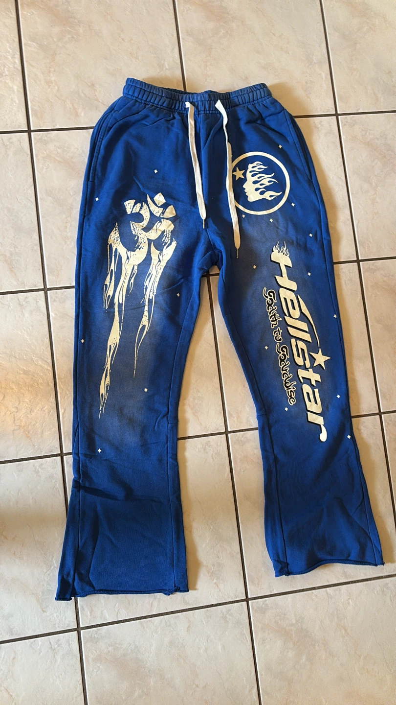Hellstar Sweatpants Blue