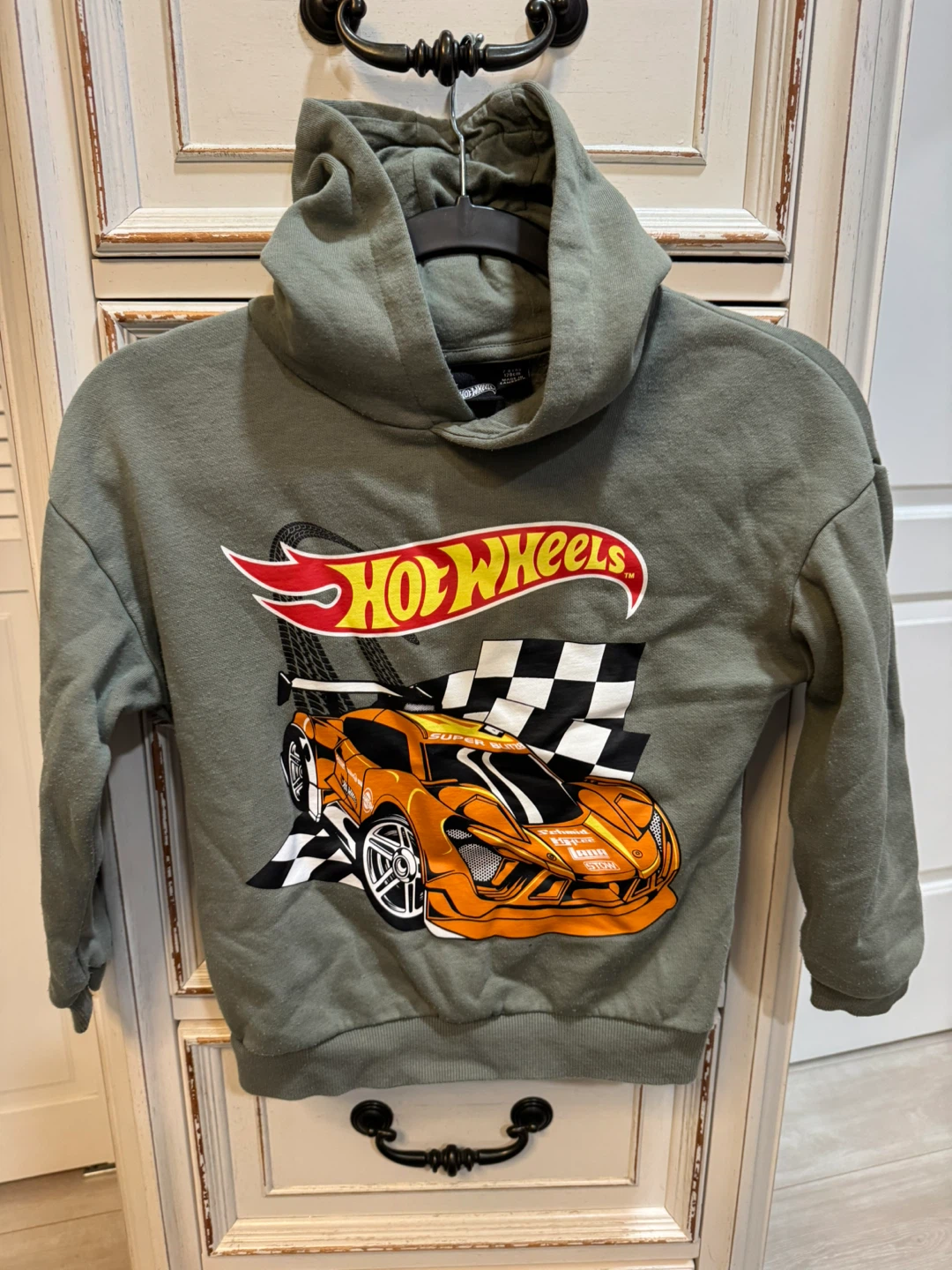 Hot Wheels Olive Green Hoodie