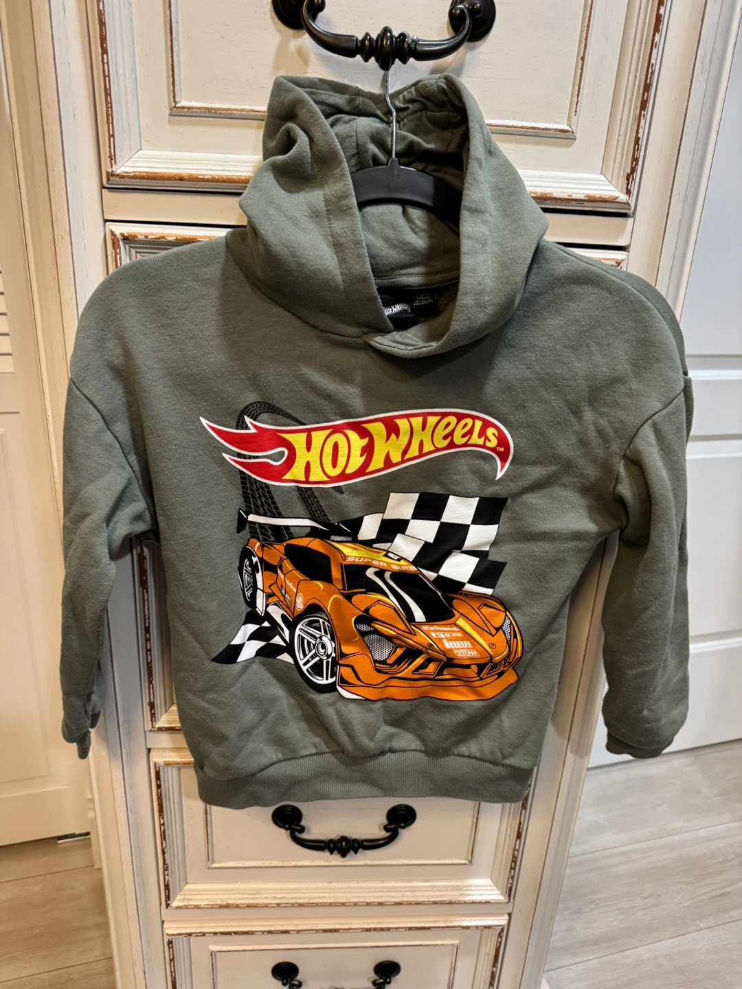 Hot Wheels Olive Green Hoodie - photo 4