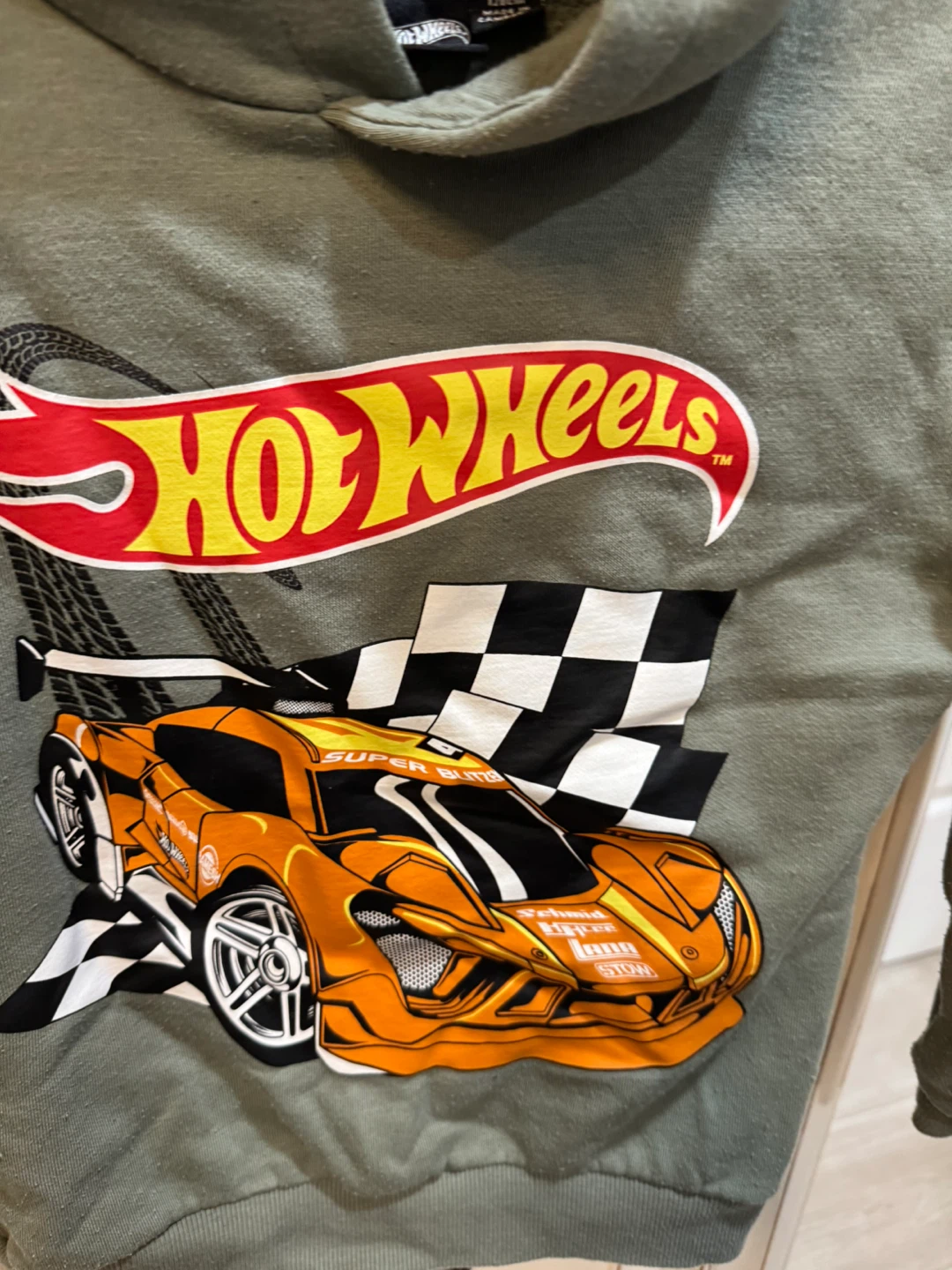 Hot Wheels Olive Green Hoodie - photo 5