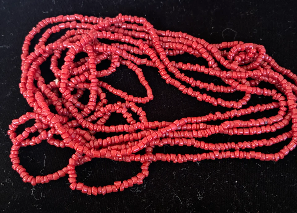 Red Beaded Necklace