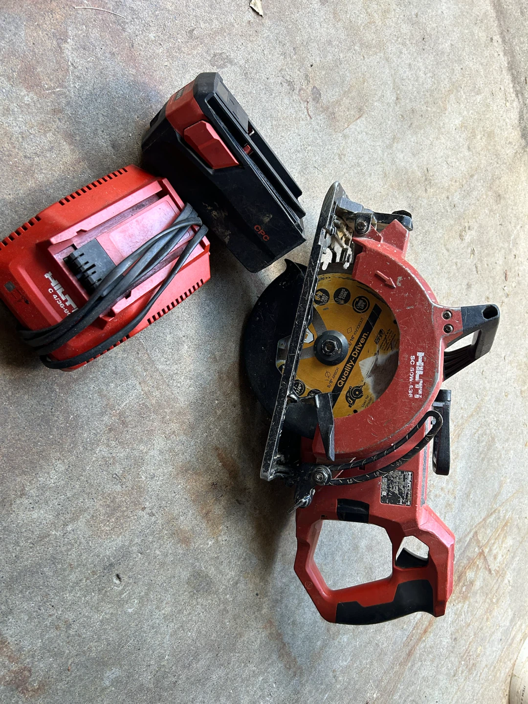 Hilti SC 60W-A36 Circular Saw with Battery and Charger
