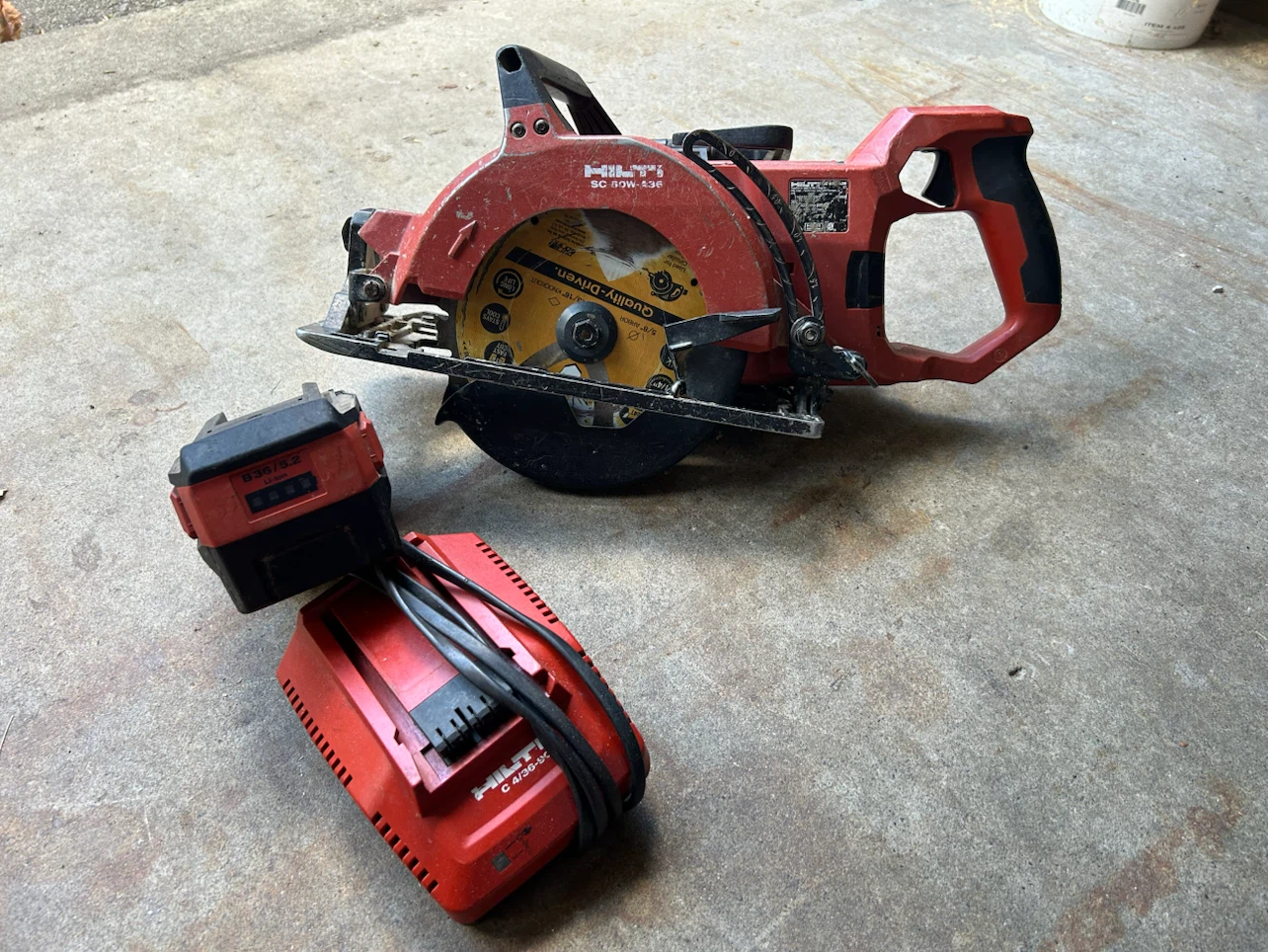 Hilti SC 60W-A36 Circular Saw with Battery and Charger - photo 2