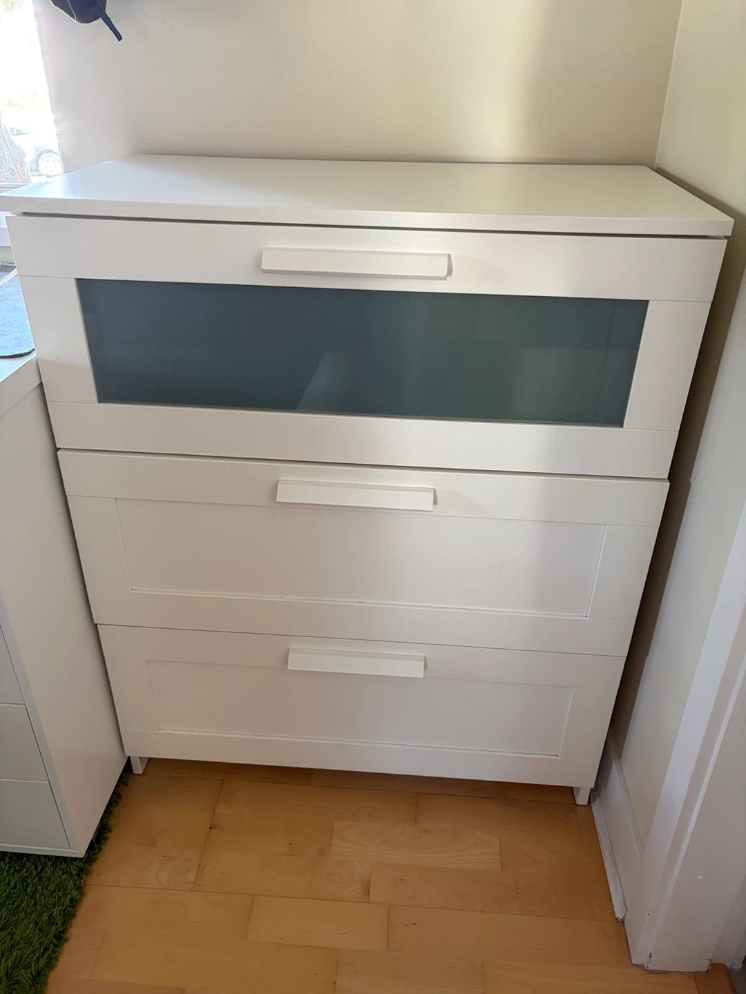 IKEA BRIMNES 3-Drawer Chest – White - photo 3
