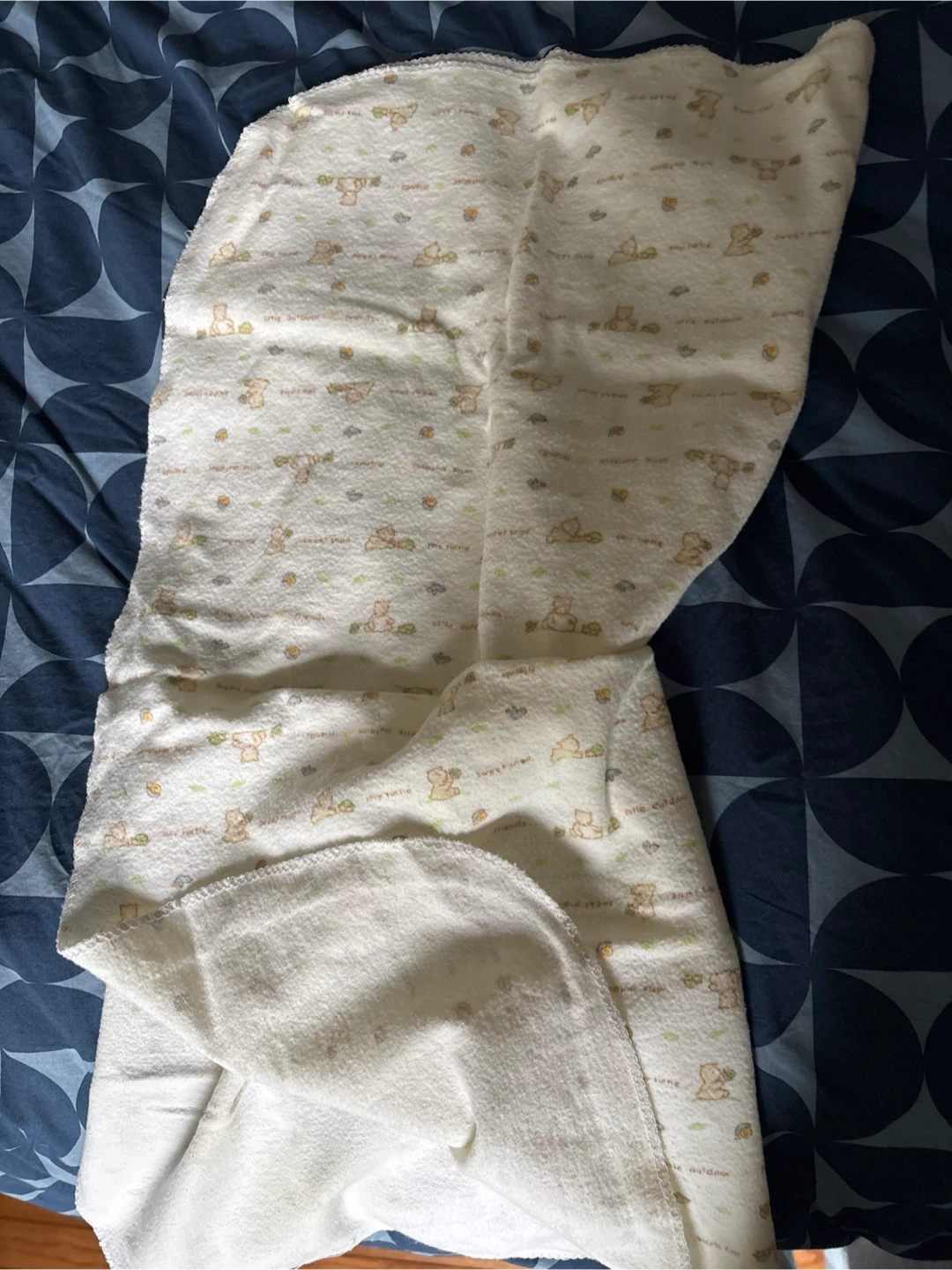 🏈 Baby Swaddle Blanket with Bear Print - photo 2